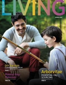 living magazine cover